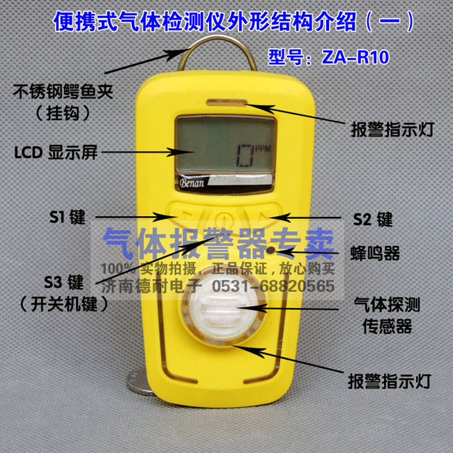 單一有毒氣體檢測儀