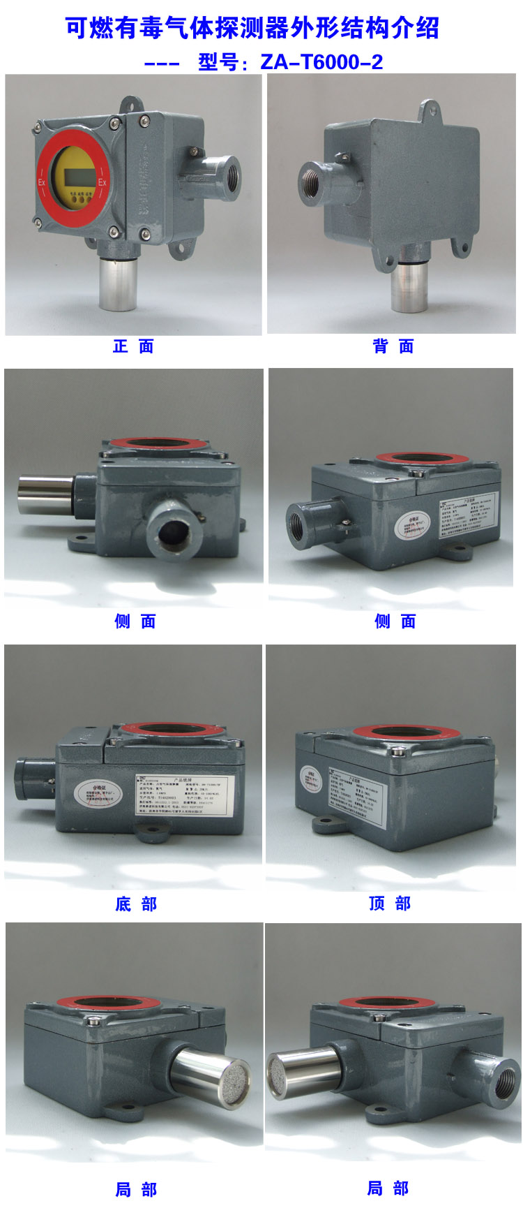 可燃有毒氣體探測器